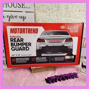 💕 NWT Motortrend Reflective Rear Bumper Guard 46" x 13" #7154 💕